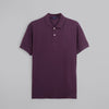 CLASSIC FIT PIQUE POLO SHIRT - BURGUNDY- Available in store - Dockland
