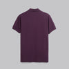 CLASSIC FIT PIQUE POLO SHIRT - BURGUNDY- Available in store - Dockland