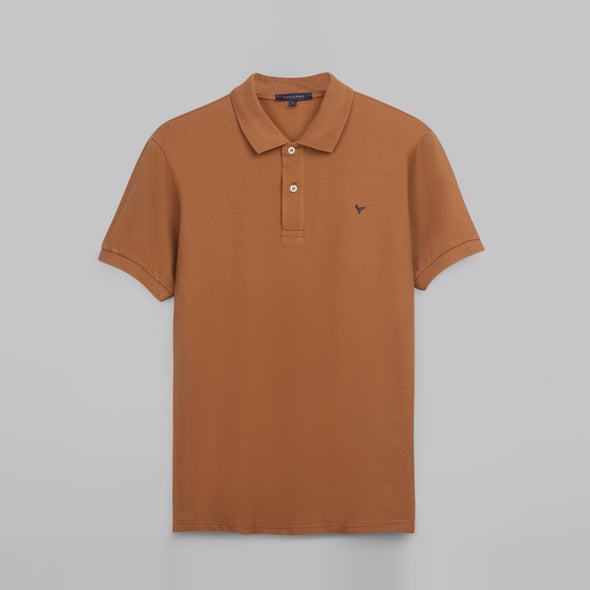 CLASSIC FIT PIQUE POLO SHIRT - HUMSY