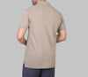 CLASSIC FIT PIQUE POLO SHIRT - KHAKI