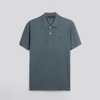CLASSIC FIT PIQUE POLO SHIRT - LIGHT OLIVE - Available in store