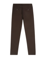 SLIM FIT CHINO TROUSERS  - BROWN - Dockland