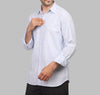 LONG SLEEVE STRIPED SHIRT- SKY BLUE