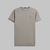 SHORT SLEEVE SLIM T-SHIRT - KHAKI - Dockland
