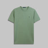 SHORT SLEEVE SLIM T-SHIRT - OLIVE - Dockland