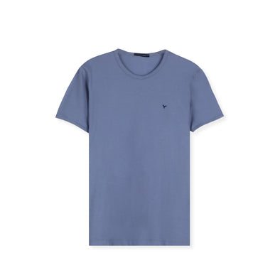 SHORT SLEEVE SLIM T-SHIRT - SKY BLUE