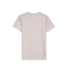 Short-Sleeved Patterned T-Shirt -LIGHT BEIGE