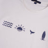 Short-Sleeved Patterned T-Shirt - OFF WHITE - Dockland