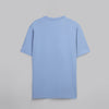 EMBROIDERED ROUND NECK T-SHIRT - LIGHT BLUE - Dockland