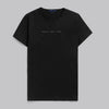 RUBBER-PRINT COTTON T-SHIRT - BLACK