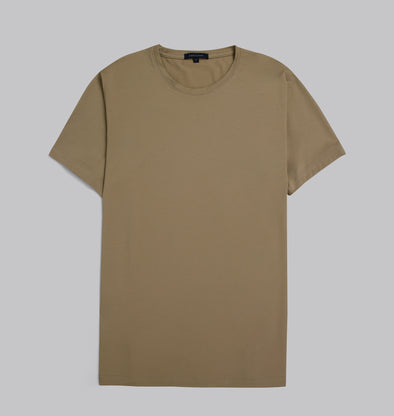 Premium Round-Neck Tshirt  - BEIGE - Dockland