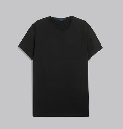 Premium Round-Neck Tshirt  - BLACK