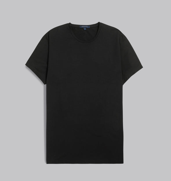 Premium Round-Neck Tshirt  - BLACK - Dockland