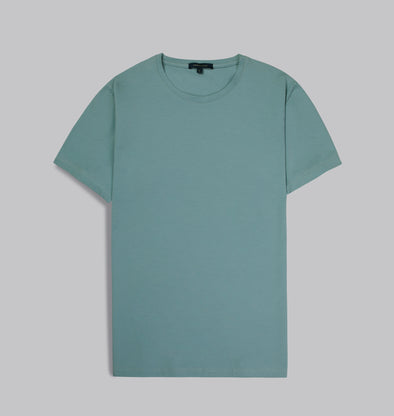 Premium Round-Neck Tshirt  - LIGHT BLUE