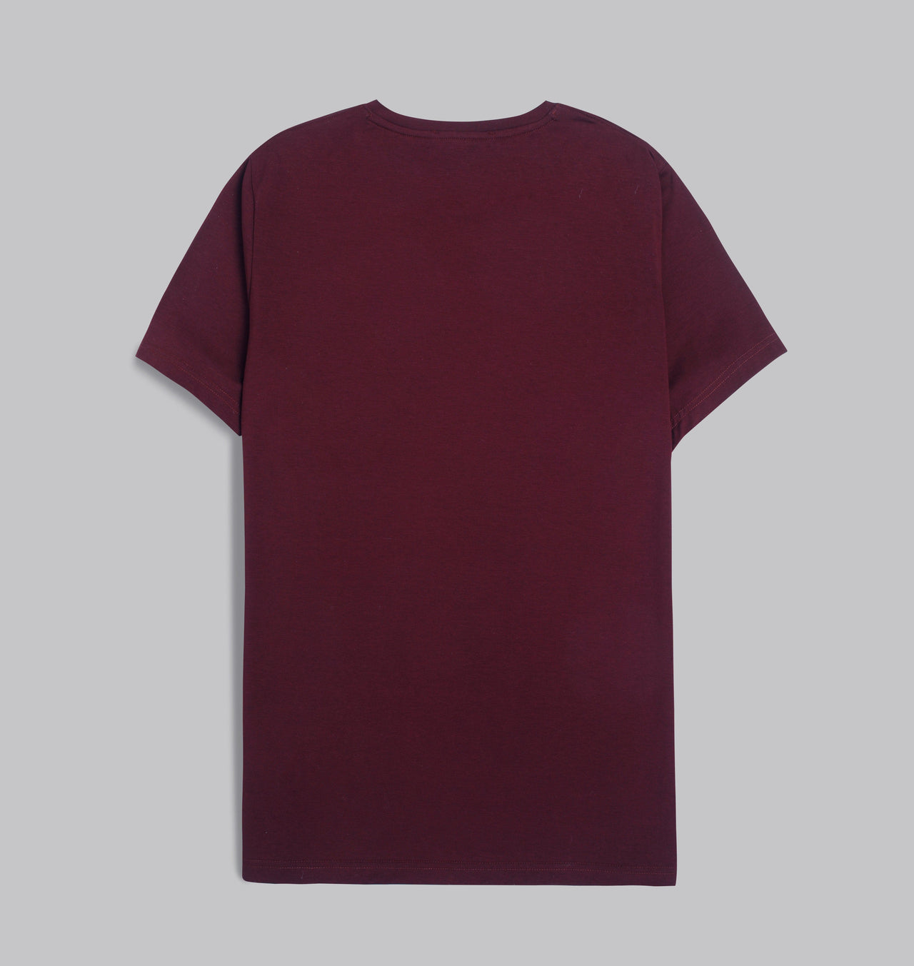 Premium Round-Neck Tshirt  - WINE - Dockland
