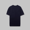 TEXTURED KNIT T-SHIRT -  NAVY - Dockland