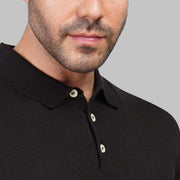 Men's premium knit polo shirt black Summer 2026 by Dockland Egypt - 
تسوق تيشرت بولو رجالي تريكو اسود صيفي بنص كم من دوكلاند مصر لصيف 2026