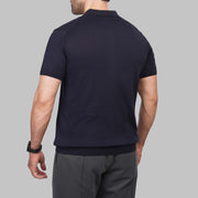 Men's premium knit polo shirt navy Summer 2026 by Dockland Egypt - 
تسوق تيشرت بولو رجالي تريكو نيفي صيفي من دوكلاند مصر لصيف 2026