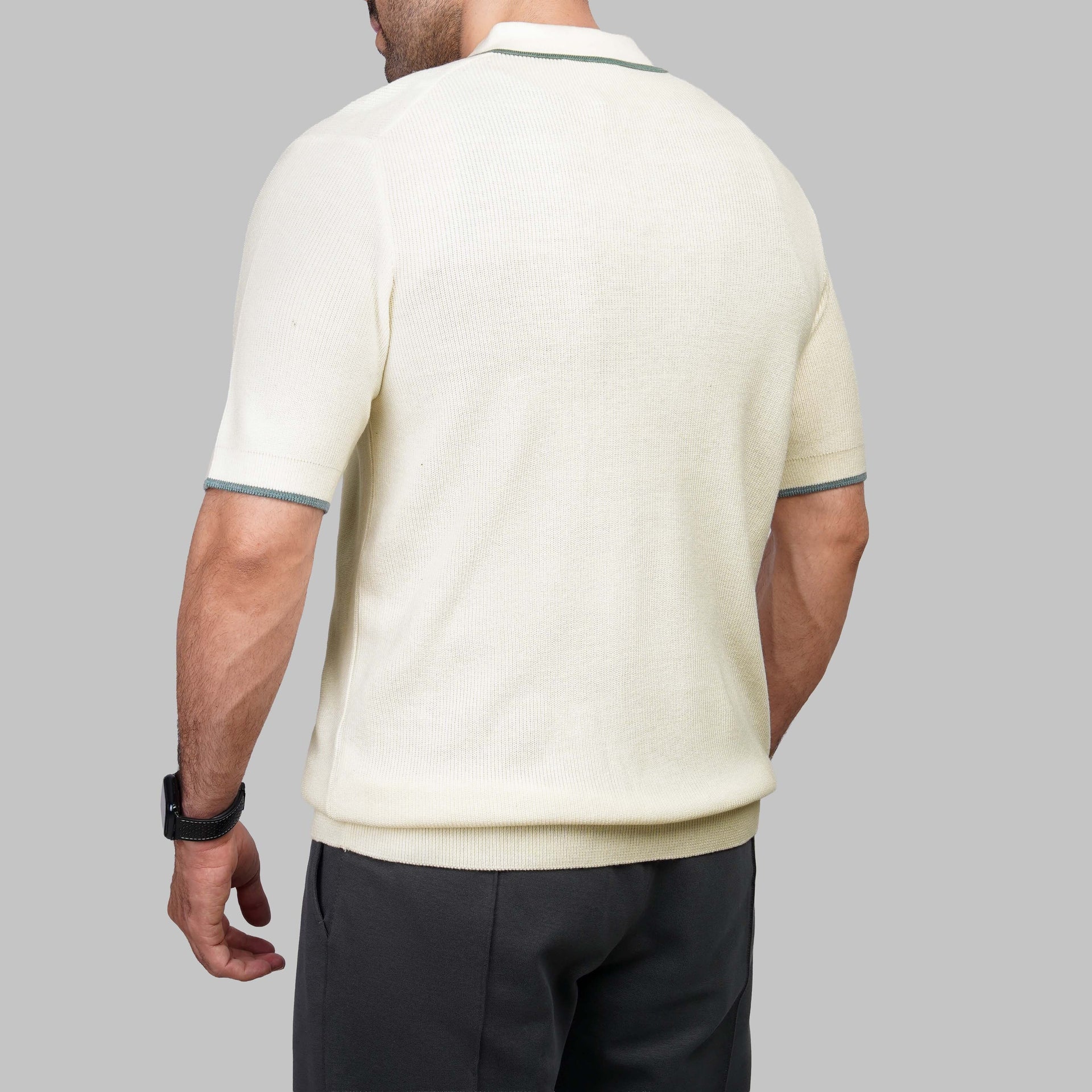 shop Men's tailored knit polo shirt navy Summer 2026 by Dockland Egypt - تسوق تيشرت بولو رجالي تريكو صيفي نيفي من دوكلاند مصر لصيف 2026 