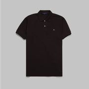 Shop classic fit pique brown polo shirt for men summer 2026 by Dockland - تسوق قميص بولو بيكيه رجالي كلاسيك بني صيفي 2026 من دوكلاند - ملابس رجالي كاجوال صيفي