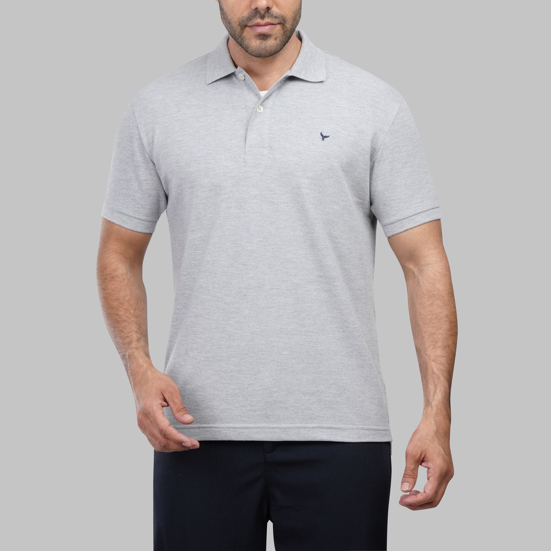 Shop classic fit pique  polo shirt for men summer 2026 by Dockland - تسوق قميص بولو بيكيه رجالي كلاسيك صيفي 2026 من دوكلاند - ملابس رجالي كاجوال صيفي