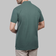 Shop classic fit pique mint green polo shirt for men summer 2026 by Dockland - تسوق قميص بولو بيكيه رجالي كلاسيك مينت جرين صيفي 2026 من دوكلاند - ملابس رجالي كاجوال صيفي