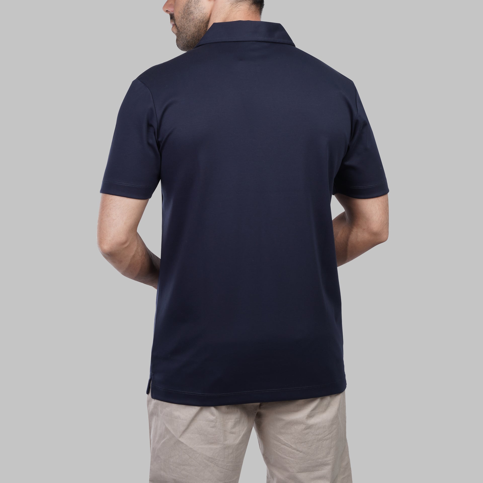 Premium Zip-Up Polo - Dockland