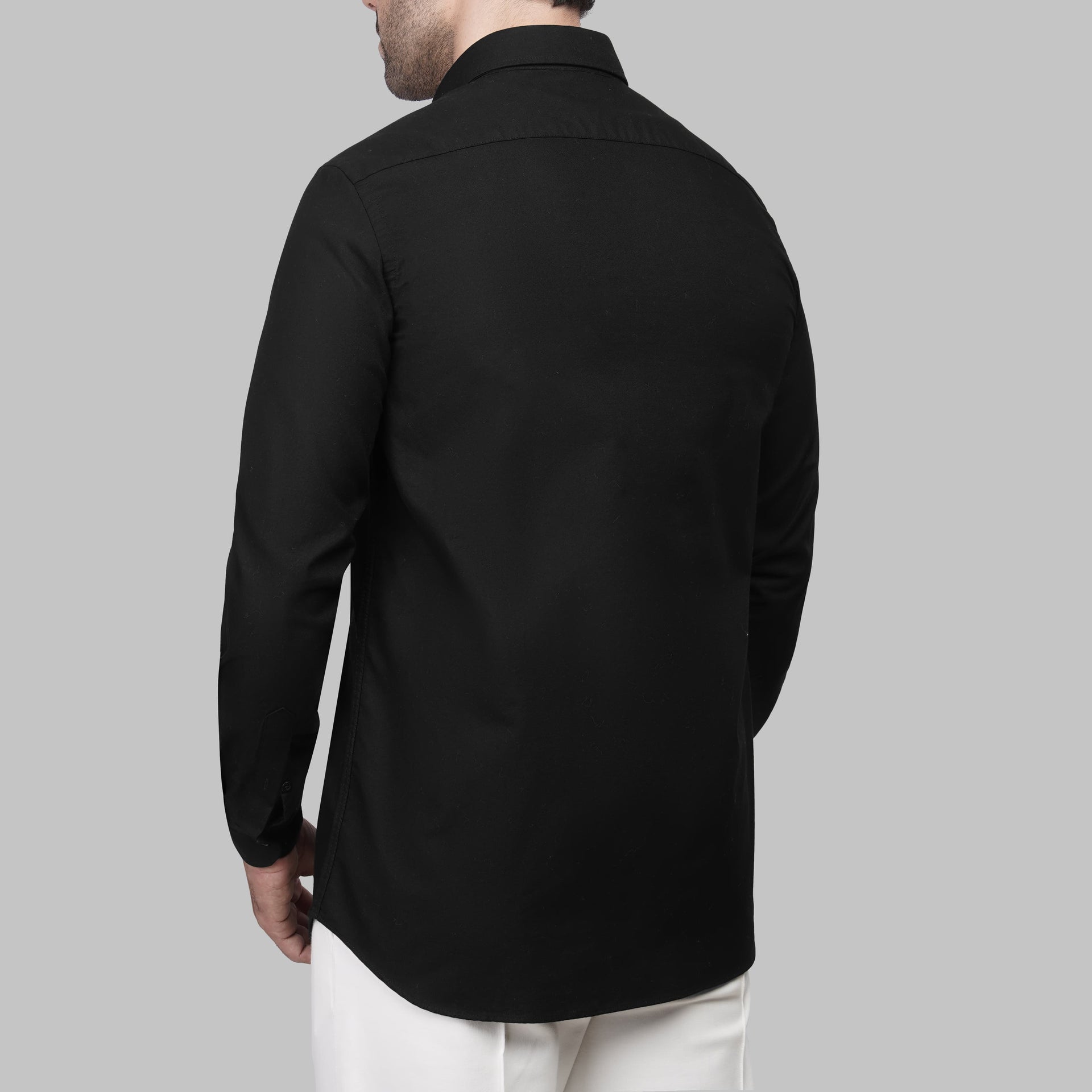 Shop Black Slim-Fit Oxford Shirt for Men in Egypt for Summer 2026 by dockland - تسوق قميص أكسفورد اسود رجالي صيفي سلم فيت لصيف 2026 من دوكلاند مصر