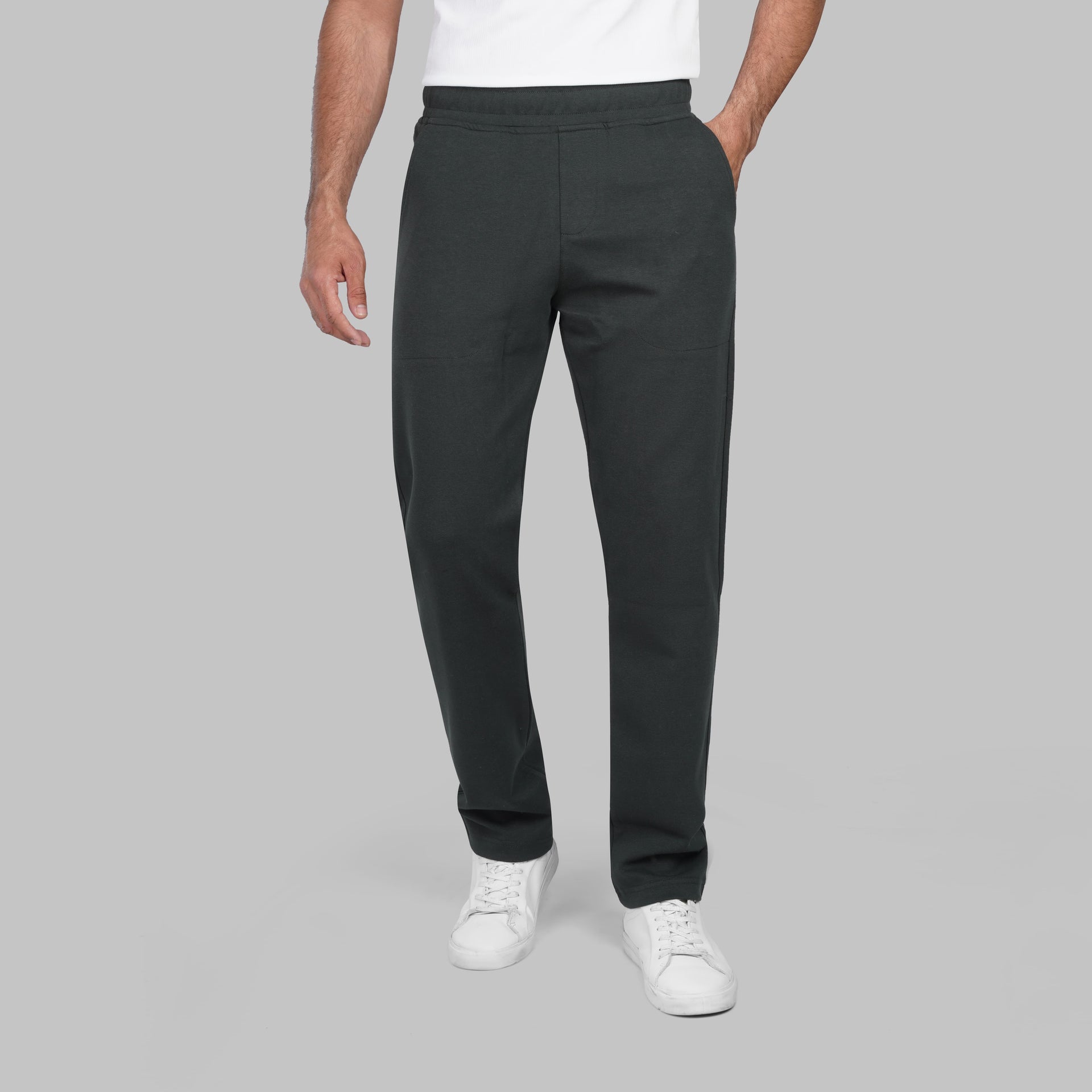 Shop Cotton Stretch black Men's Summer 2026 sweatpants in Egypt by dockland - تسوق سويت بانتس رجالي صيفي اسود من القطن الناعم من دوكلاند 2026