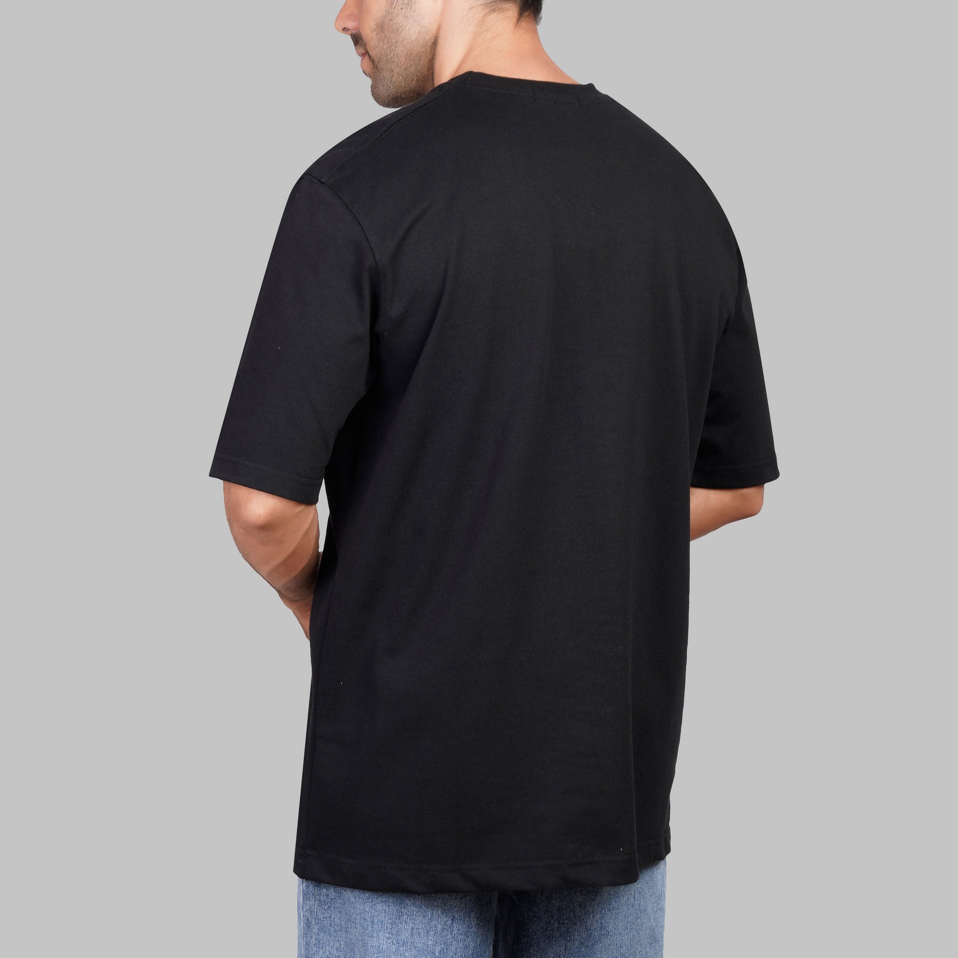Oversized Printed Cotton Tee - Dockland