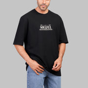 Oversized Cotton Statement T-Shirt - Dockland