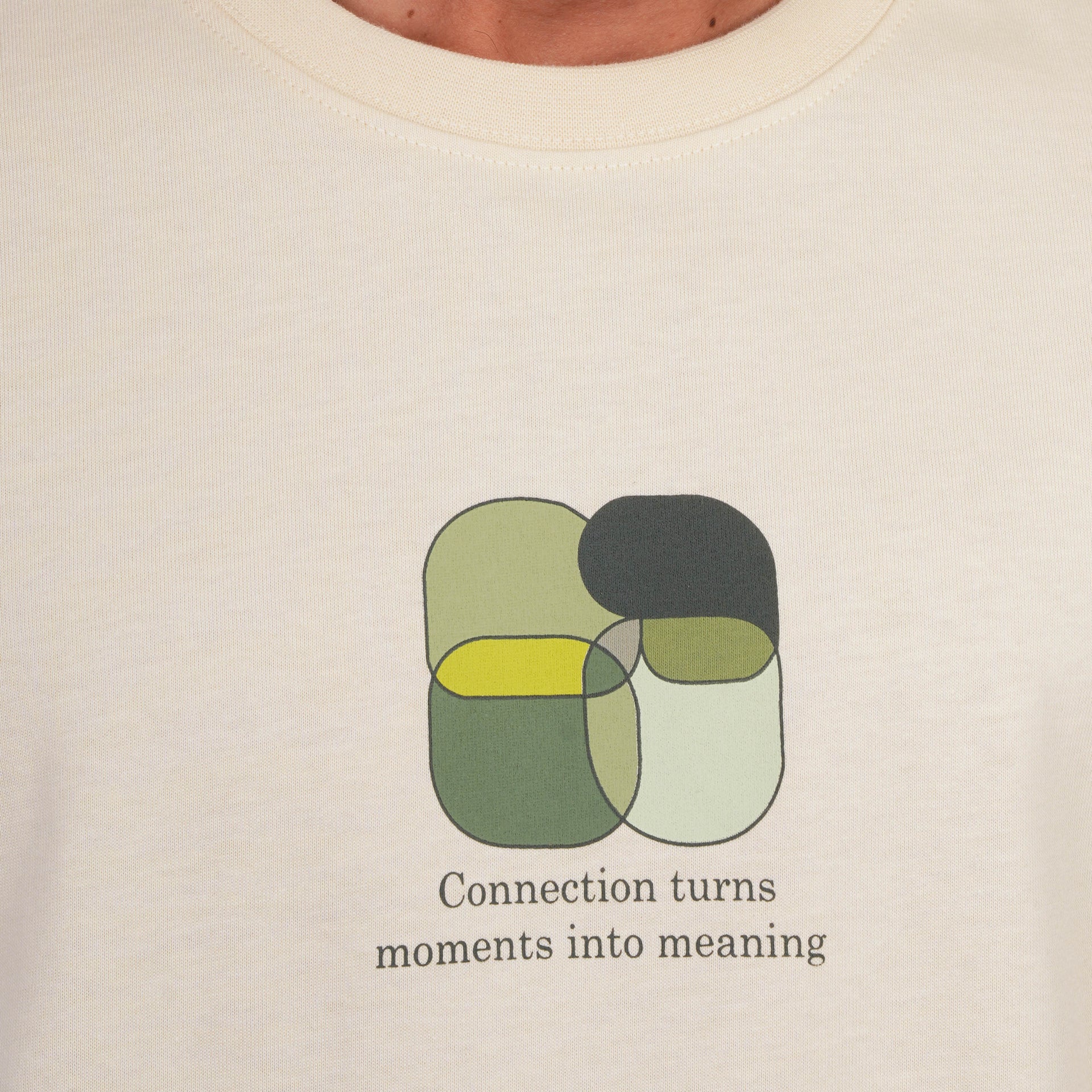 Oversized Cotton T-Shirt with Modern Print - Dockland