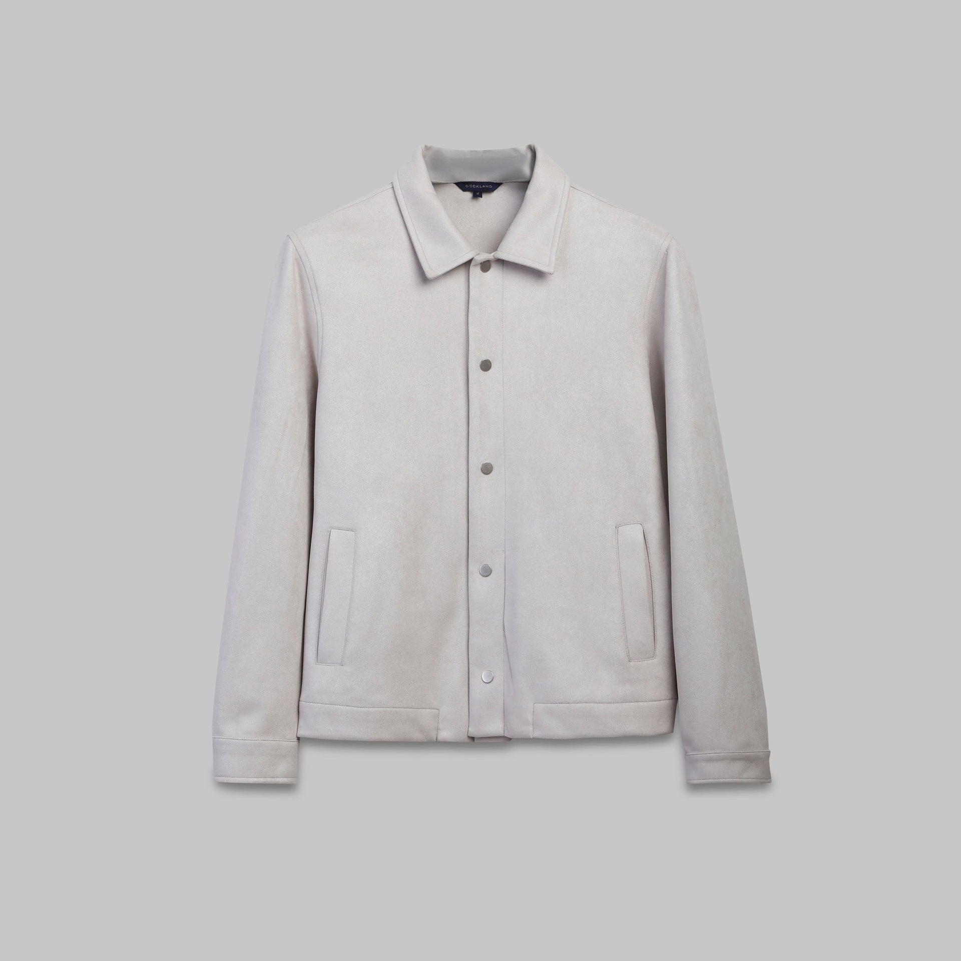 Shop Premium Beige Button Jacket for Men at Dockland Clothing Store - men's jackets and coats 2026.