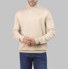BASIC HALF-NECK SWEATER - BEIGE