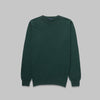 ROUND-NECK SWEATER - DARK OLIVE