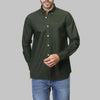 SLIM-FIT OXFORD SHIRT  - OLIVE - Dockland