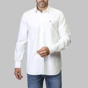 SLIM-FIT OXFORD SHIRT  - OFF WHITE - Dockland