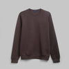 PREMIUM ROUND NECK SWEATSHIRT  - BROWN