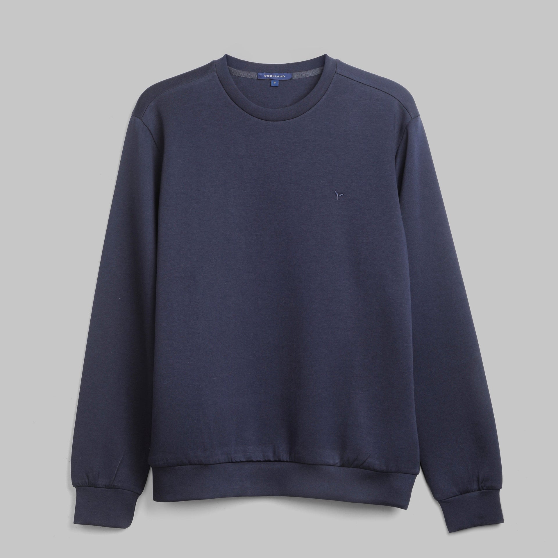 PREMIUM ROUND NECK SWEATSHIRT  - NAVY - Dockland