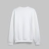 PREMIUM ROUND NECK SWEATSHIRT  - WHITE