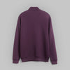 PREMIUM QUARTER ZIP SWEATSHIRT  - DARK BURGUNDY