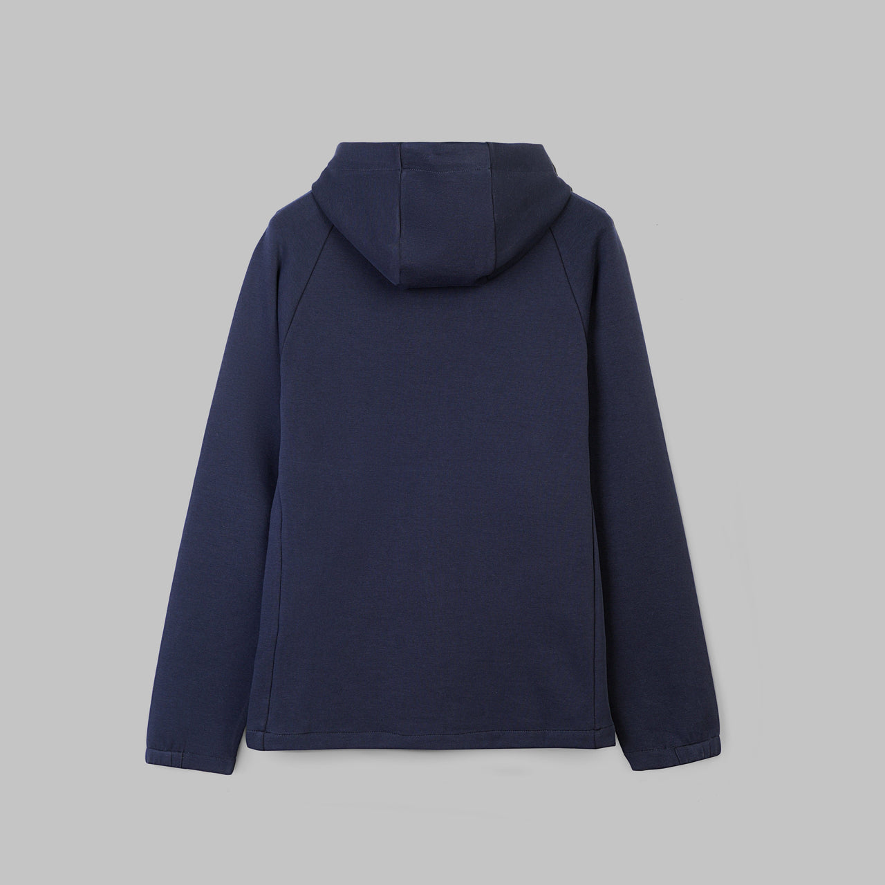 PREMIUM HALF-NECK HOODIE - NAVY