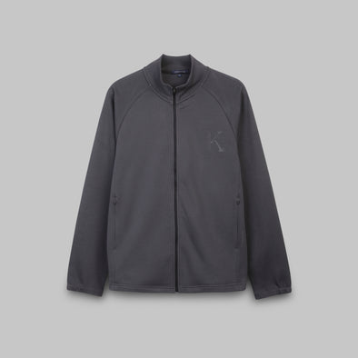 RAPPER ZIP-UP SWEATSHIRT - DARK GREY