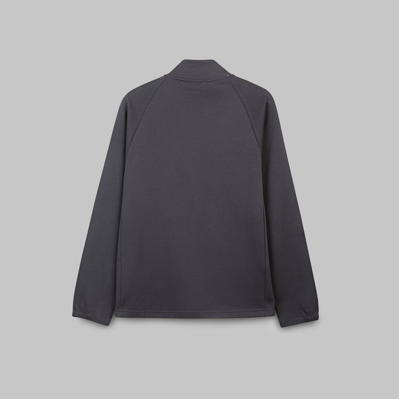 سويت شيرت بسحاب أمامي بتصميم مغني راب - رمادي داكن