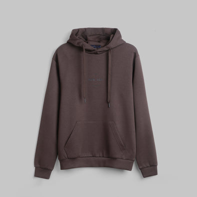 PREMIUM RAPPER EMBROIDERED HOODIE – BROWN