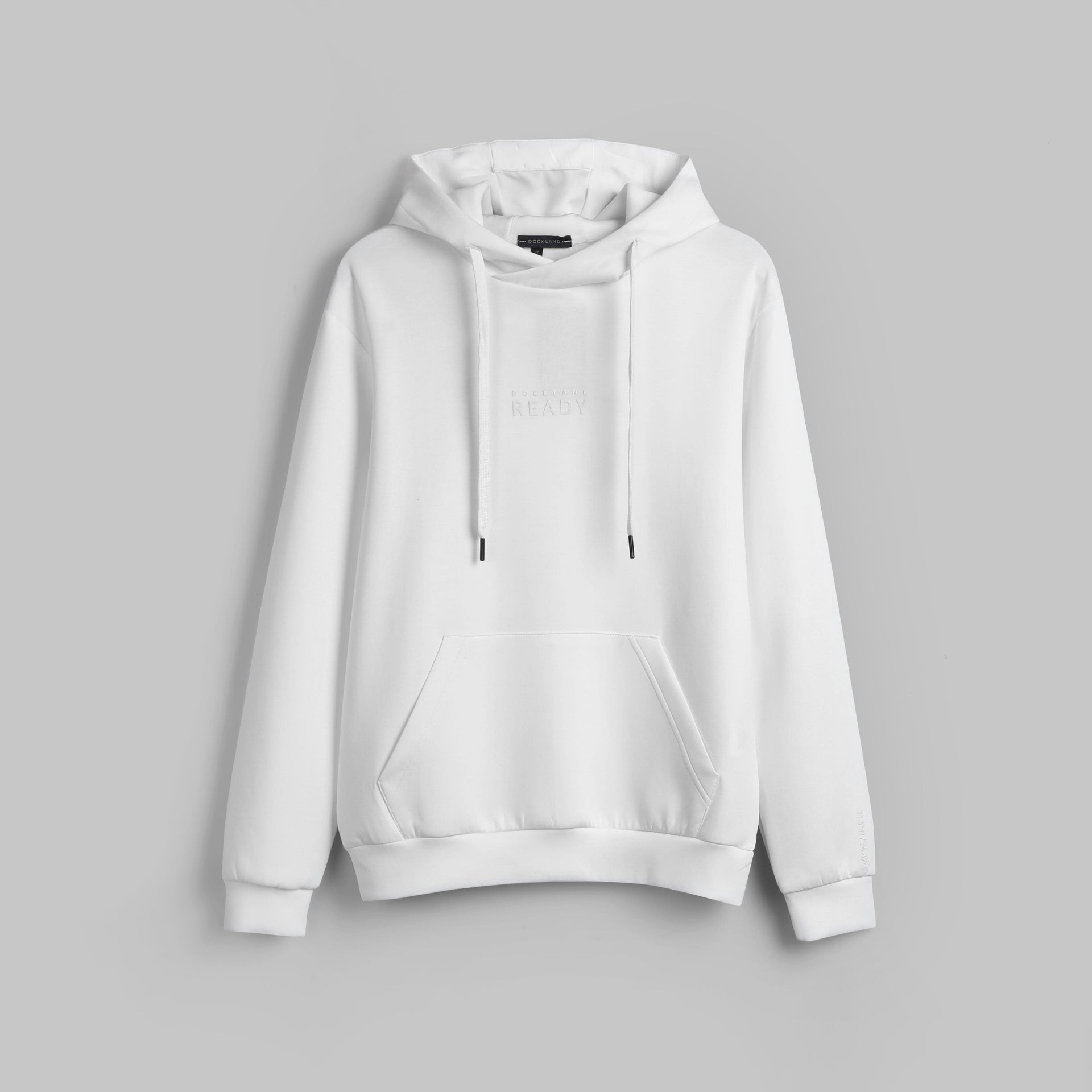 PREMIUM RAPPER EMBROIDERED HOODIE  - OFF WHITE - Dockland