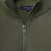 Comfort Half-Neck Zip Sweatshirt - OLIVE - Dockland