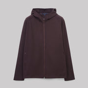 Lightweight Zip Hoodie - BURGUNDY - Dockland