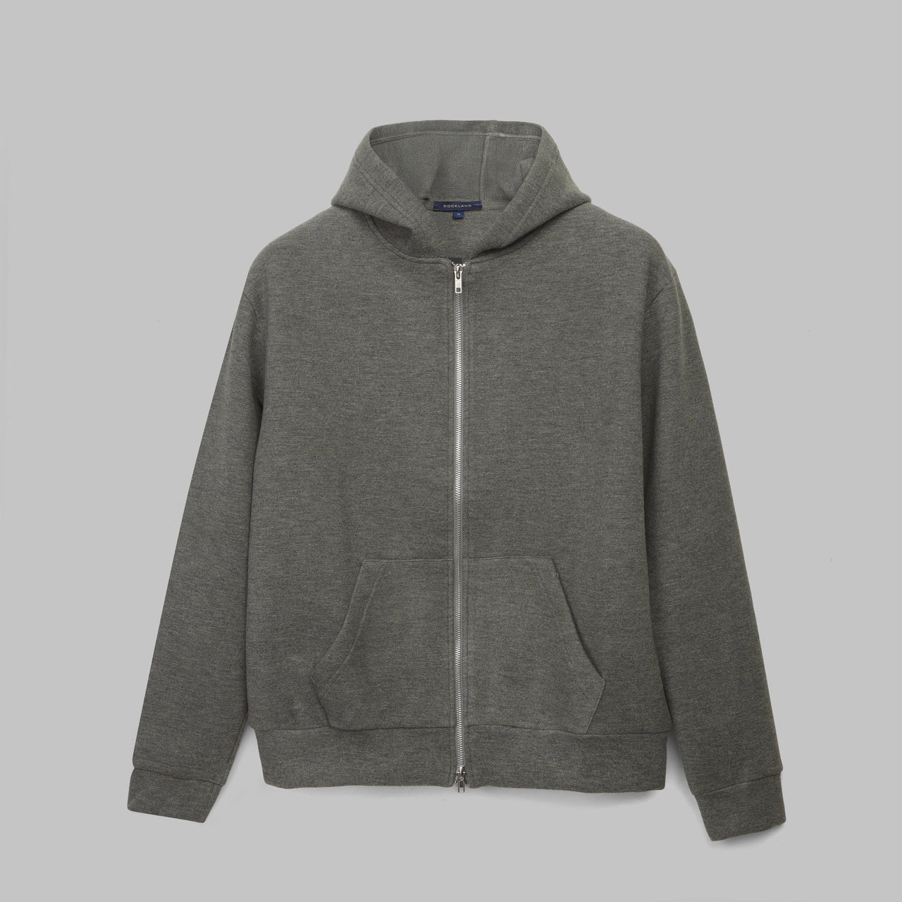 Structured Zip Hoodie - CHARCOAL