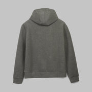Structured Zip Hoodie - CHARCOAL - Dockland